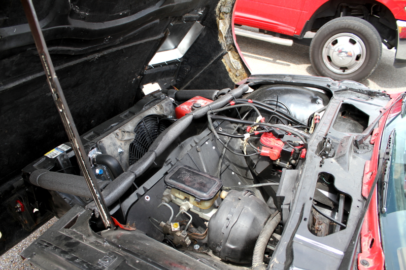 The under-hood view is a lot tidier now!